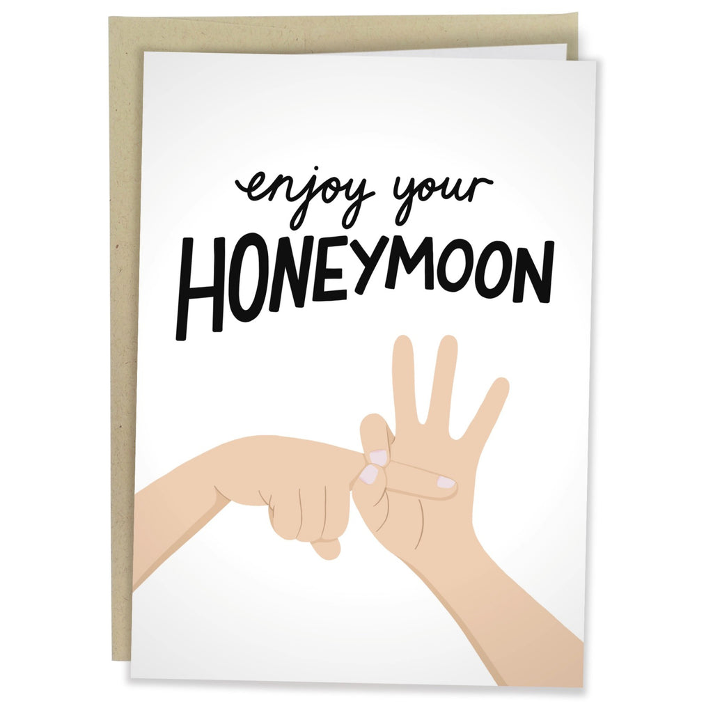 Enjoy Your Honeymoon Card.