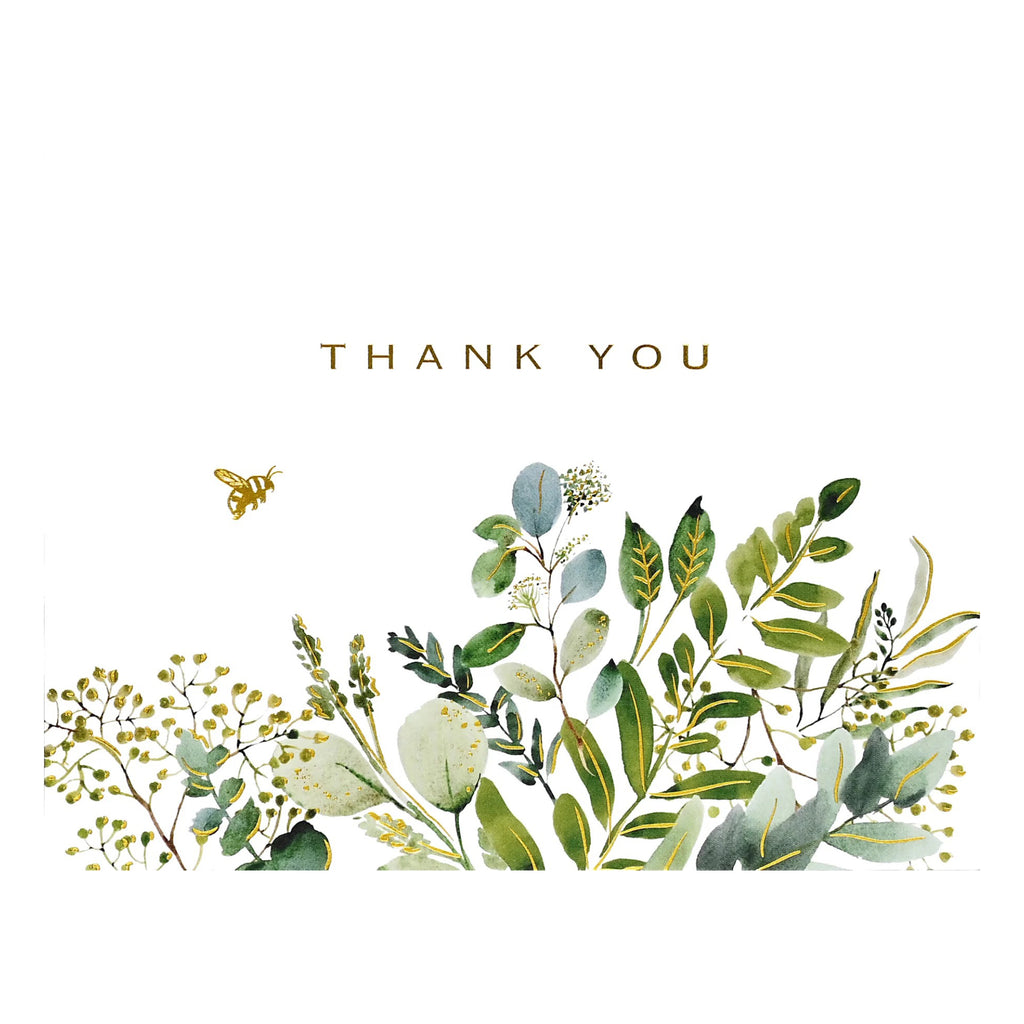 Eucalyptus Premium Thank You Note Card 2.