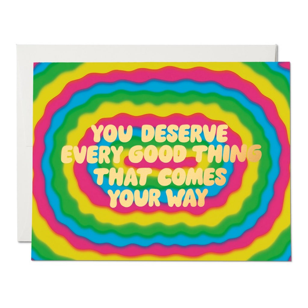 Every Good Thing Congratulations Greeting Card.