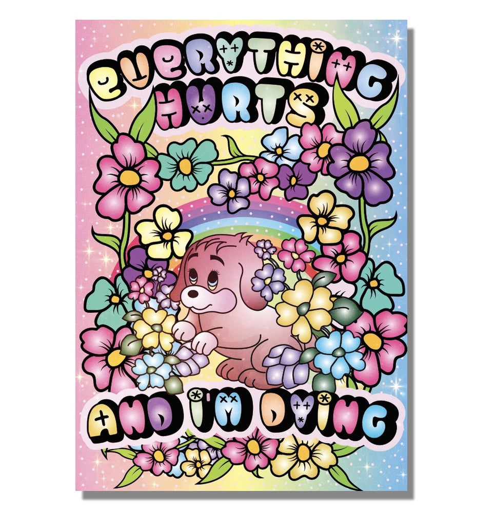 Everything Hurts Puzzle poster.