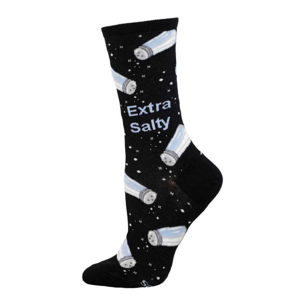 Extra Salty Socks Black.