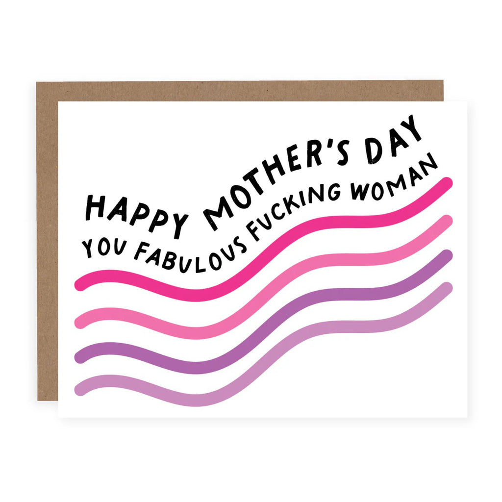 Fabulous Fucking Woman Mother's Day Card.