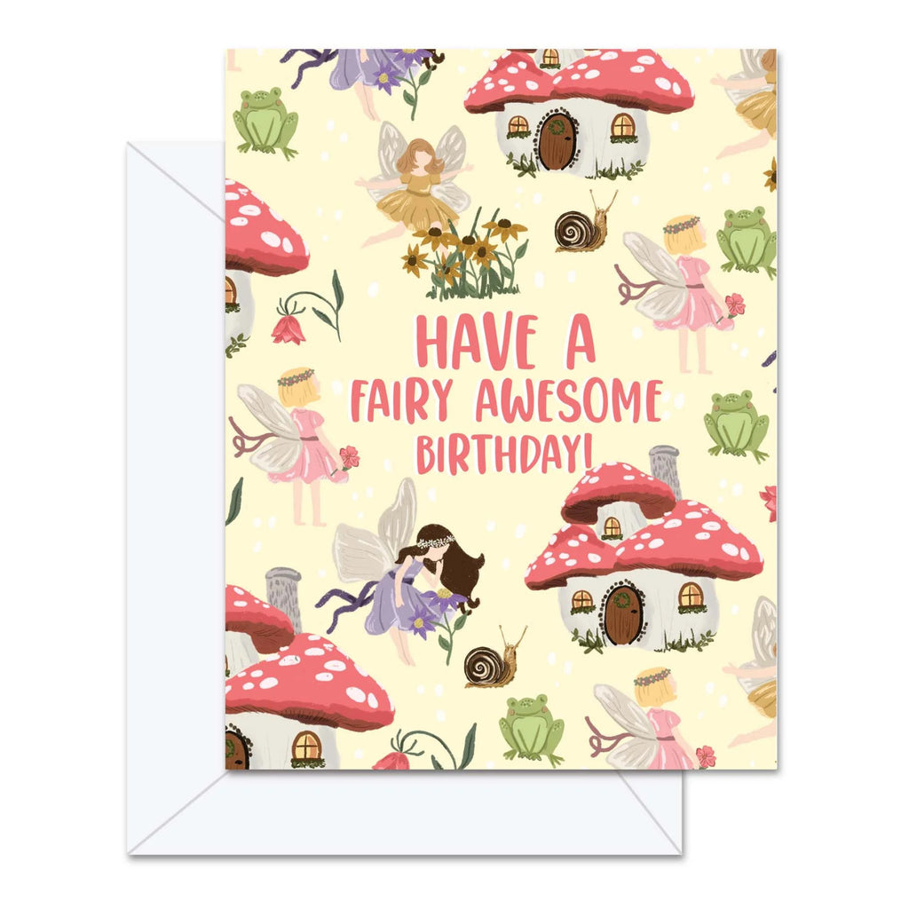 Fairy Awesome Birthday Card.