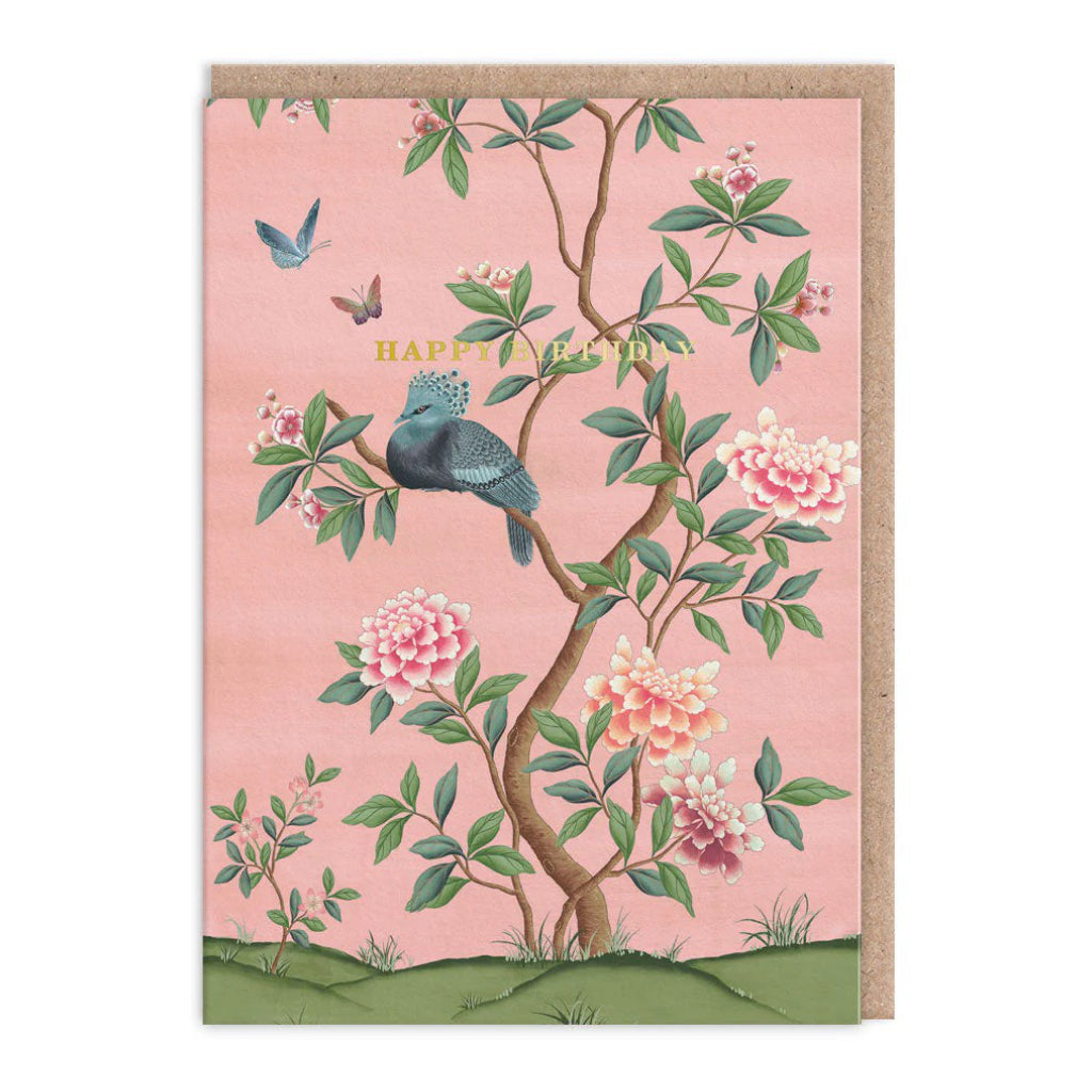 Faraway Tree Pink Birthday Card.