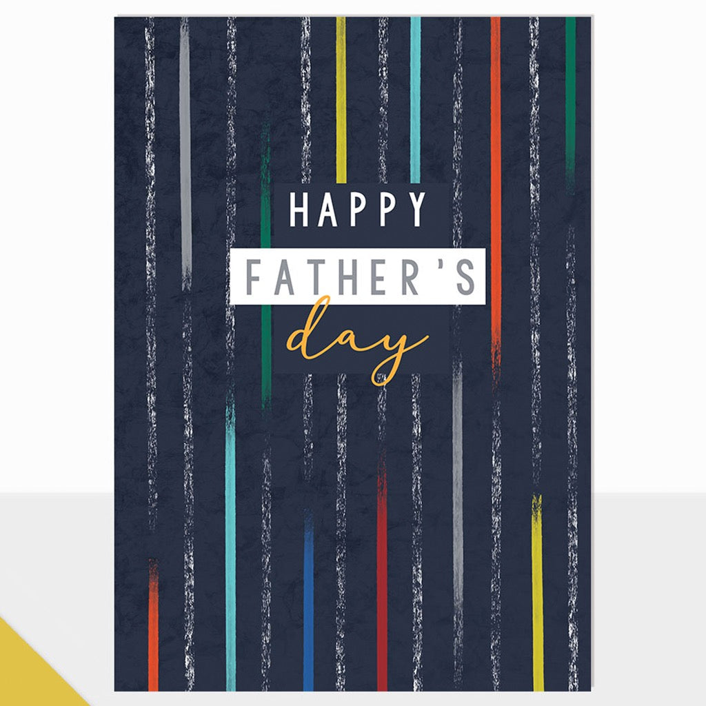 Fathers Day Stripes Card.