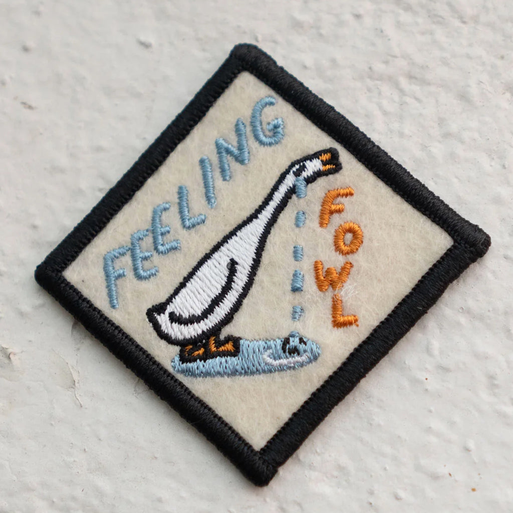 Feeling Fowl Felt Sticky Patch.