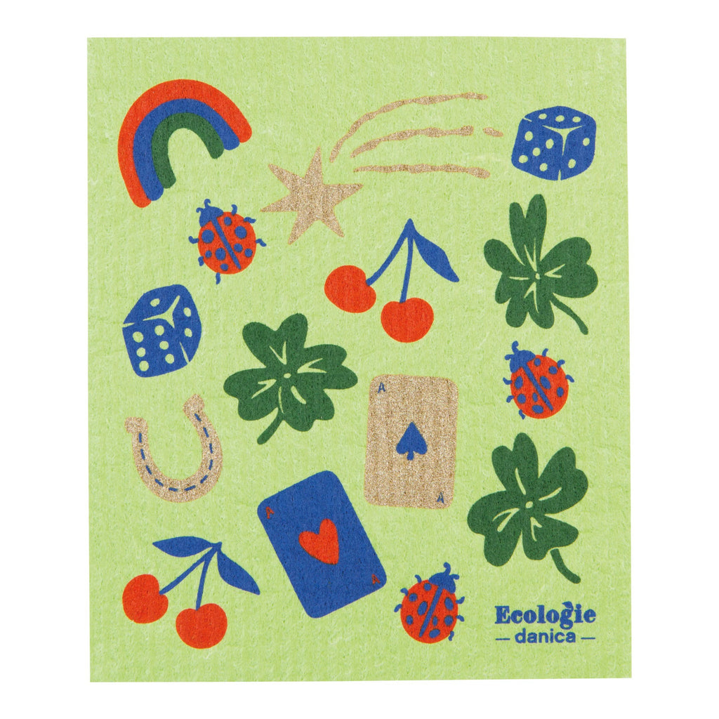 Feeling Lucky Swedish Sponge Cloth.