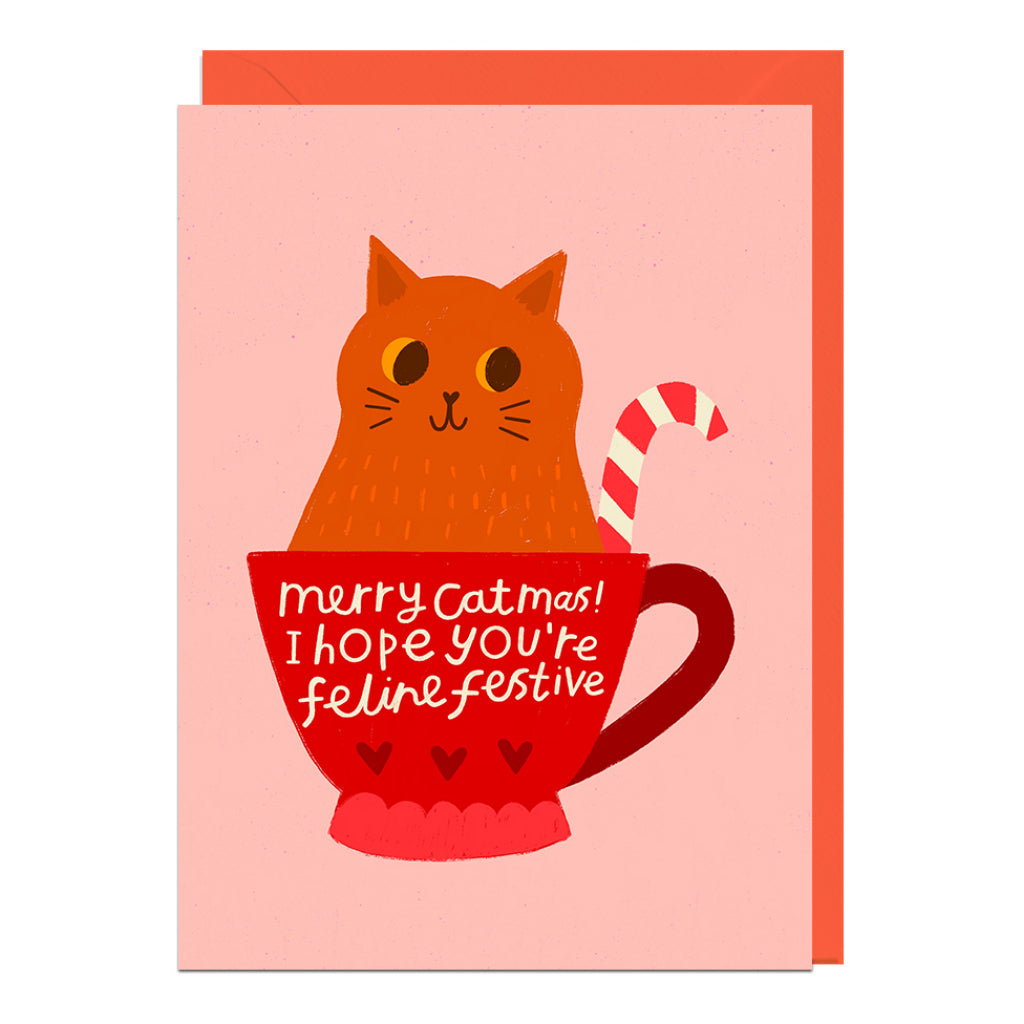 Feline Festive Cup Holiday.