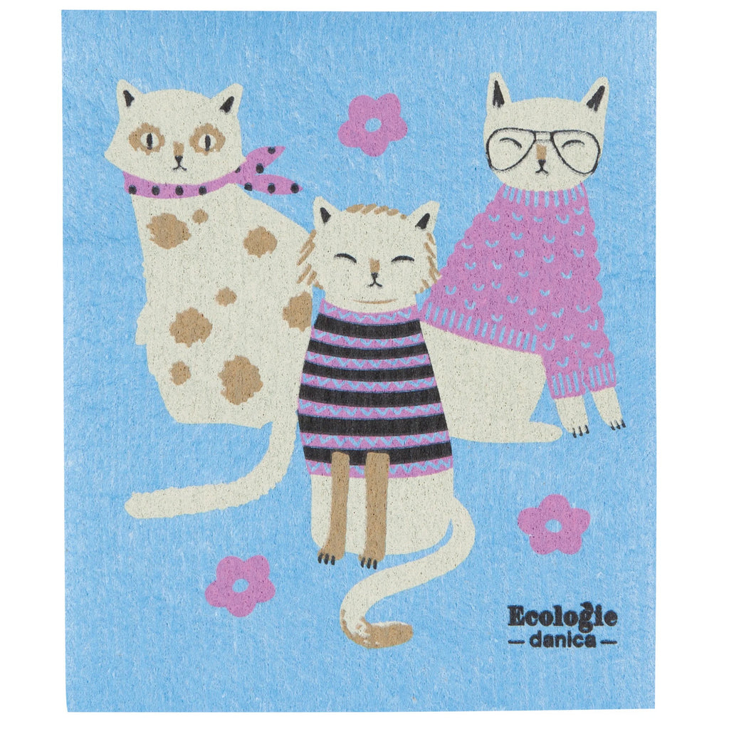 Feline Fine Swedish Sponge Cloth.