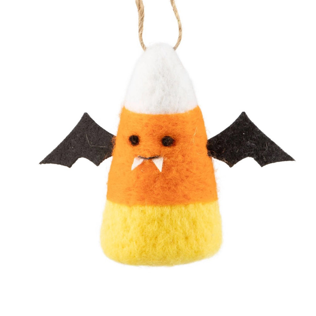 Felt Candy Corn Ornament.