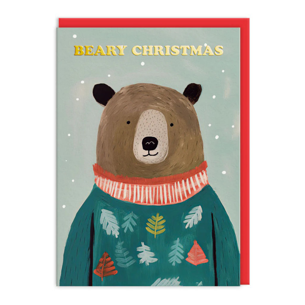 Festive Bears Christmas Card Pack card 2.