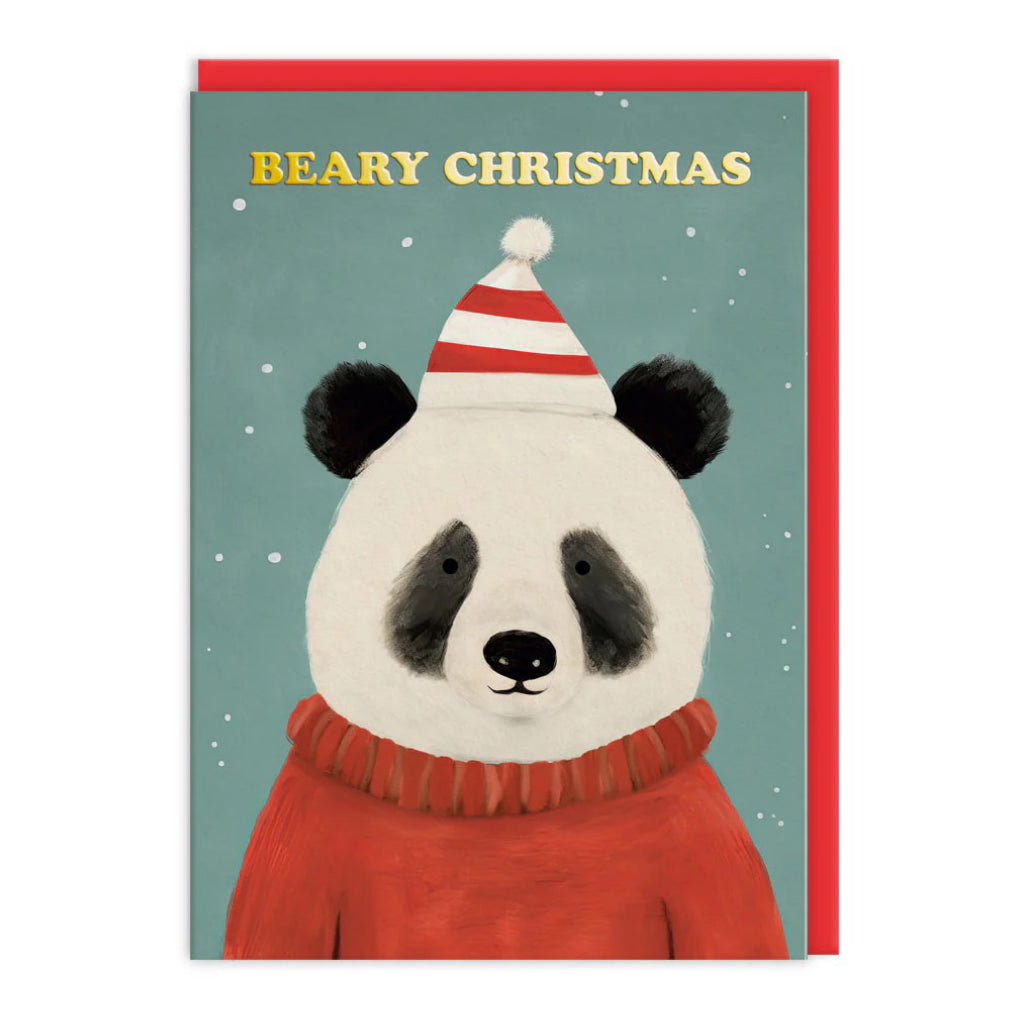 Festive Bears Christmas Card Pack card 3.