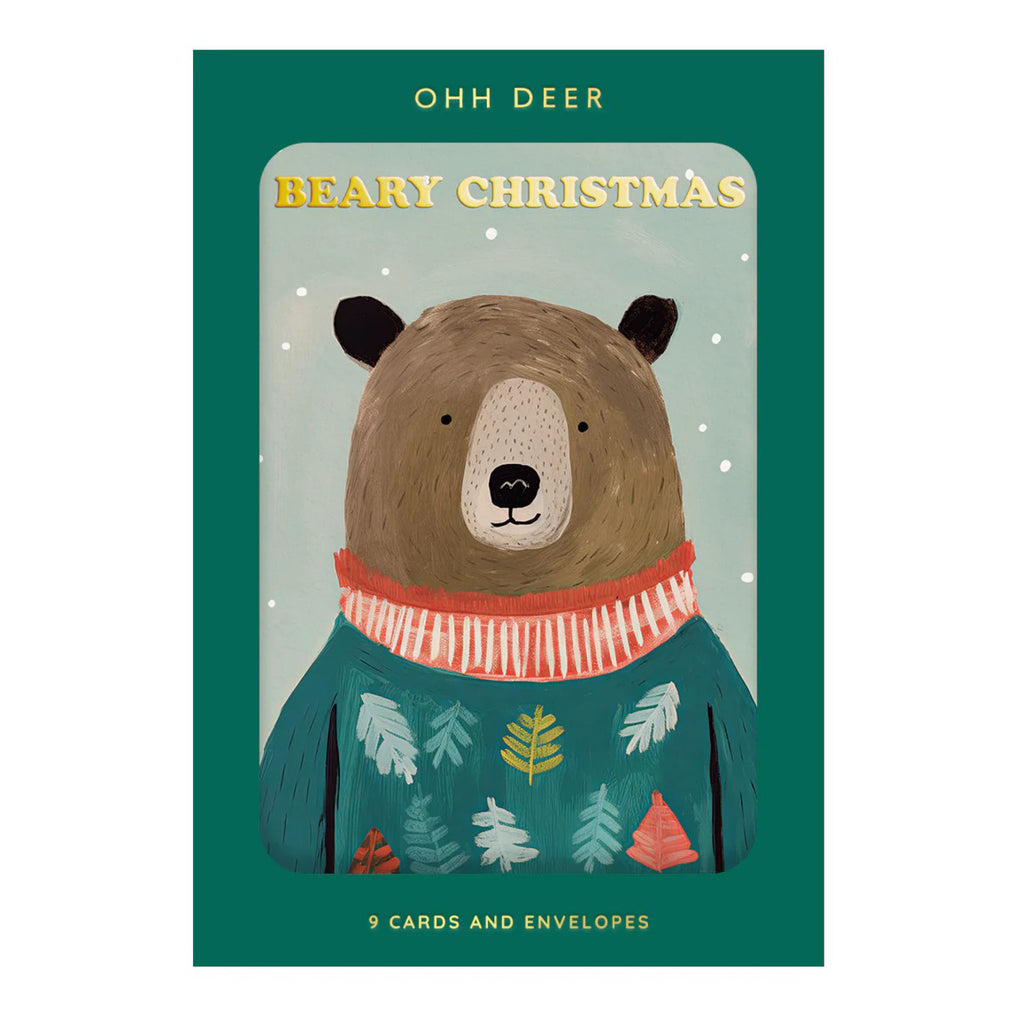 Festive Bears Christmas Card Pack.