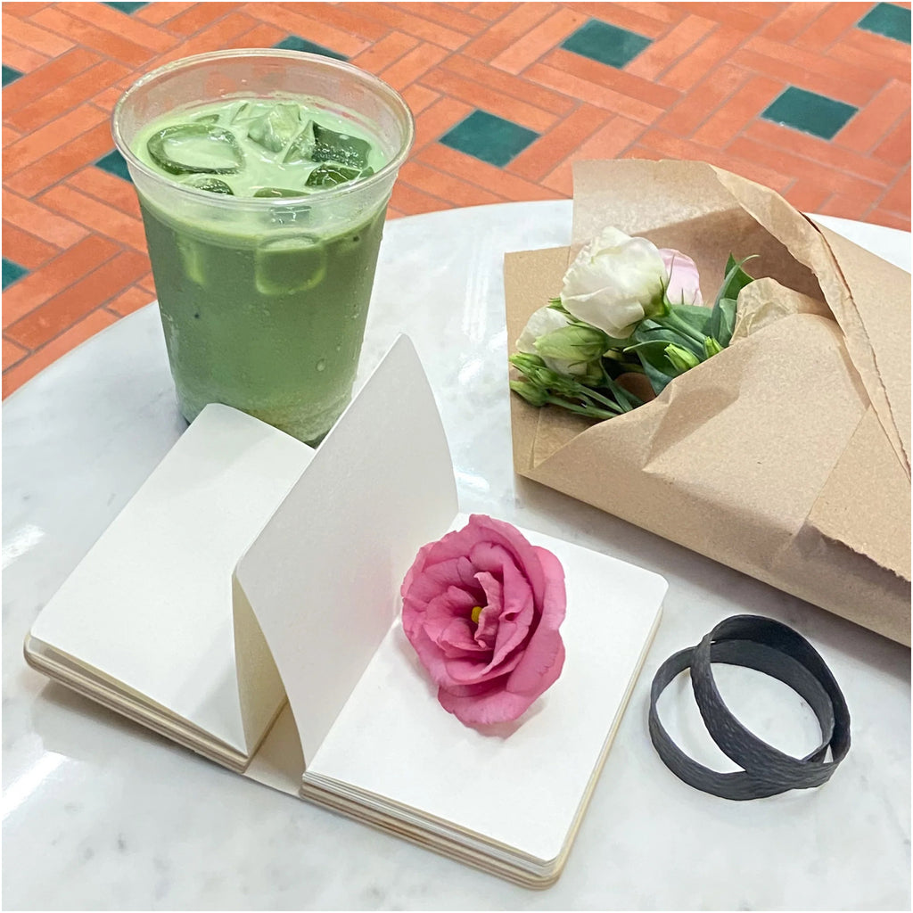 Field Flower Press on table.