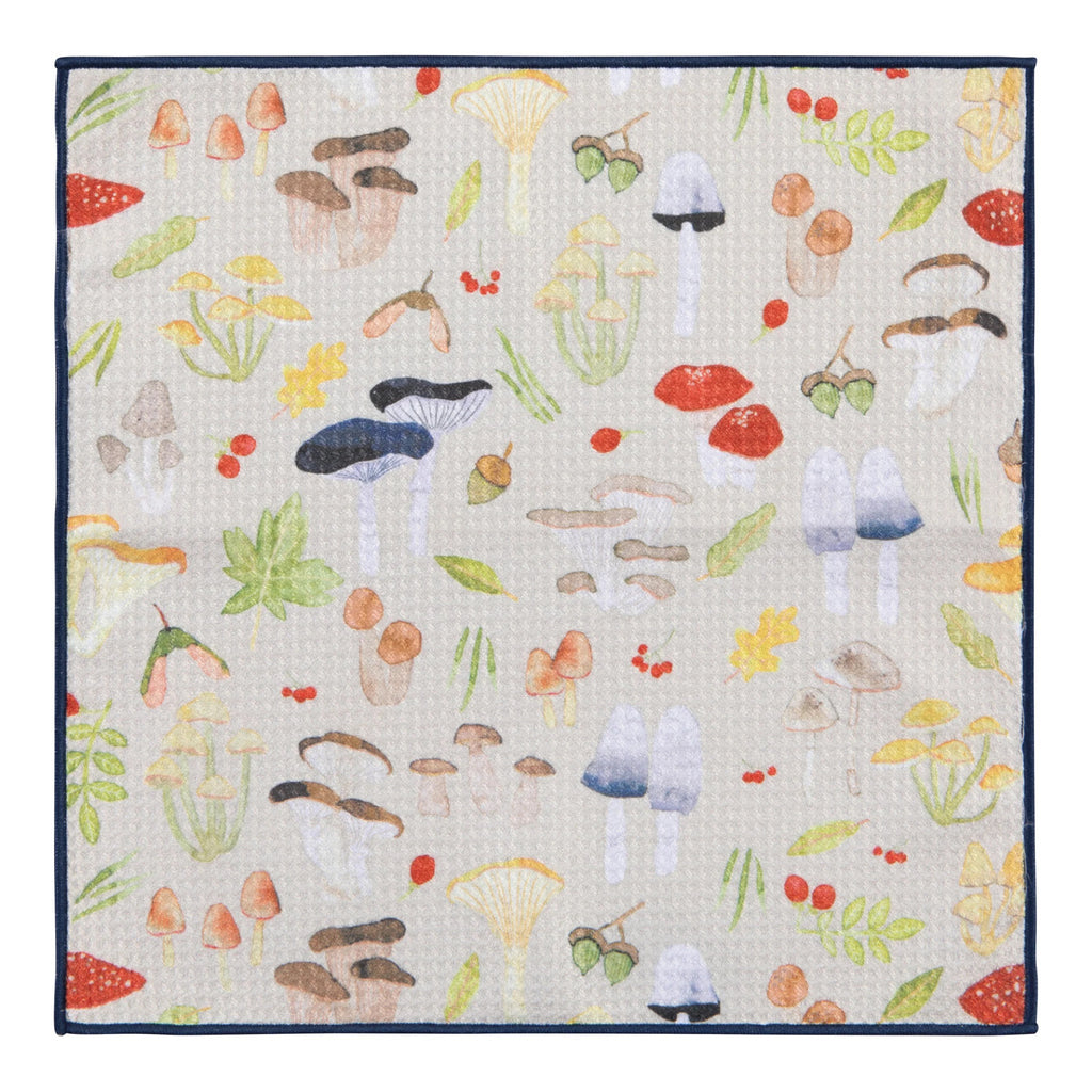 Field Mushroom Recycled Microfibre Dishcloth.