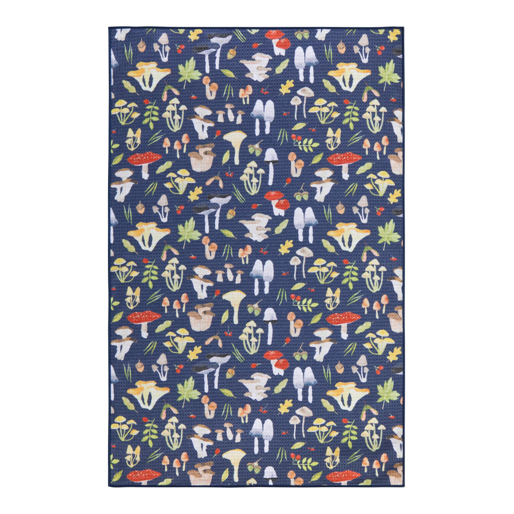 Field Mushrooms Recycled Microfibre Dishtowel.