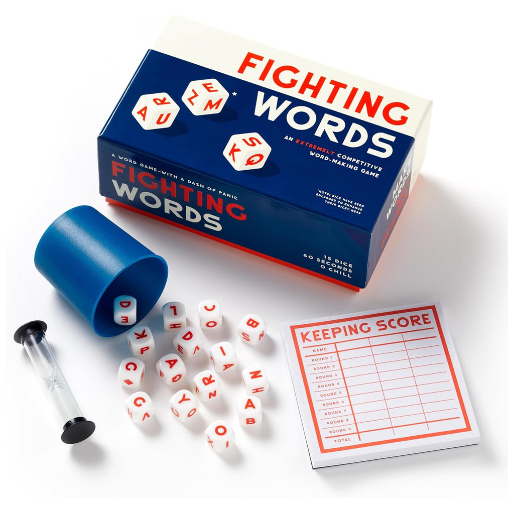 Fighting Words Dice Game.