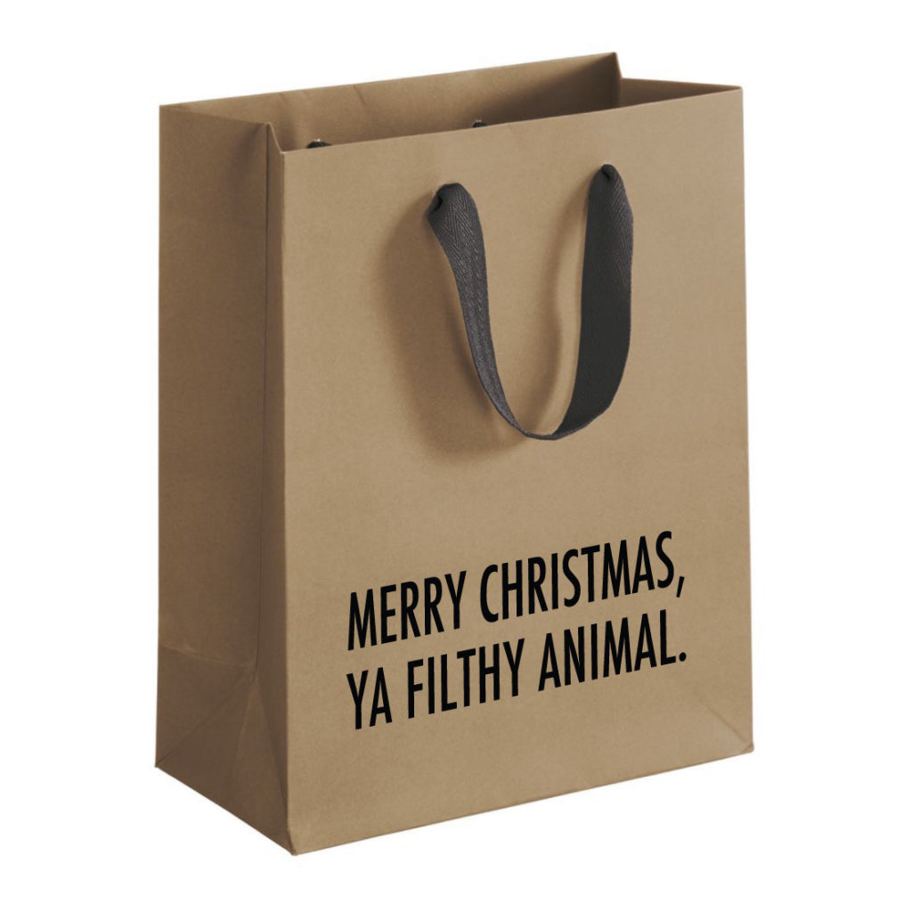 Filthy Animal Christmas Gift Bag.