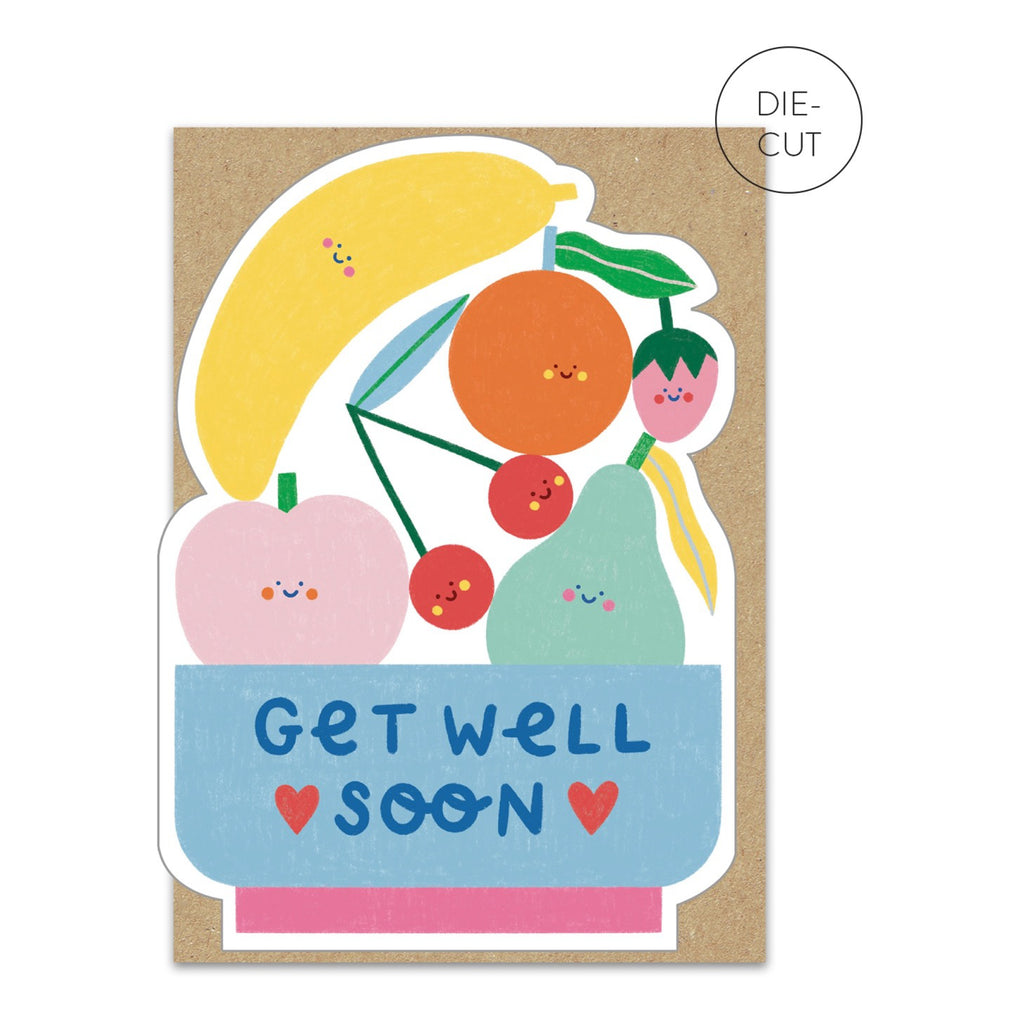 Five-A-Day Get Die-Cut Well Soon Card.
