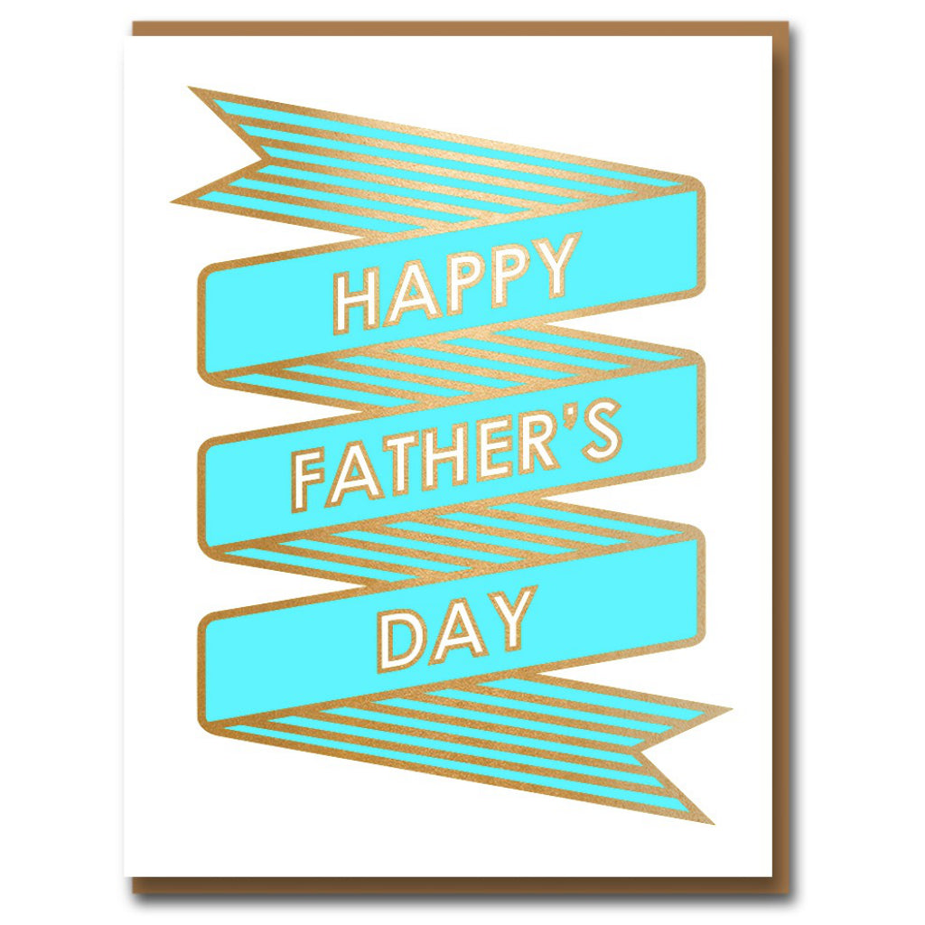 Flag Fathers Day Card.
