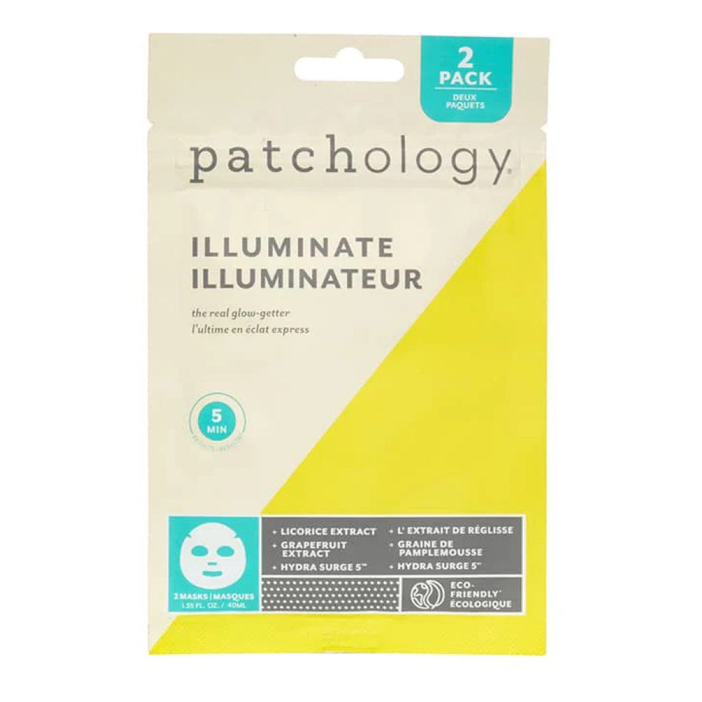 FlashMasque Illuminate Sheet Mask 2 Pack .