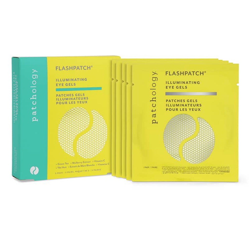 FlashPatch Illuminating Eye Gels 5 Pack packaging.