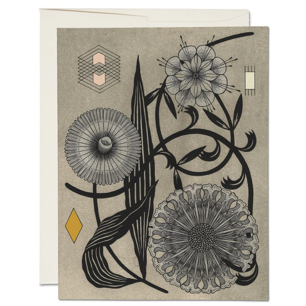 Floral Geometry Everyday Card.