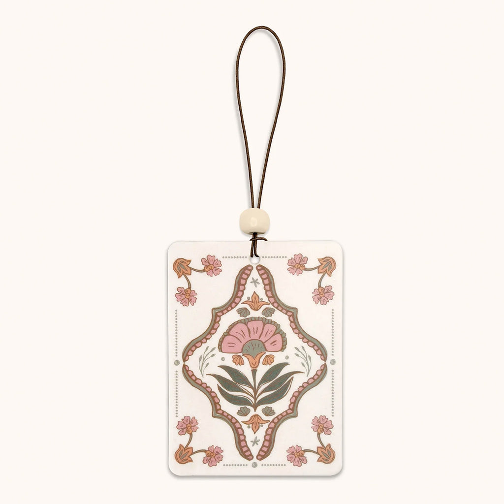 Floral Tapestry Car Air Freshener.