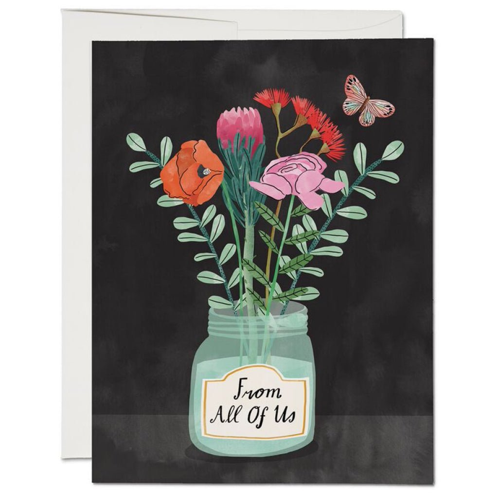 Flowers From Us Everyday Card.