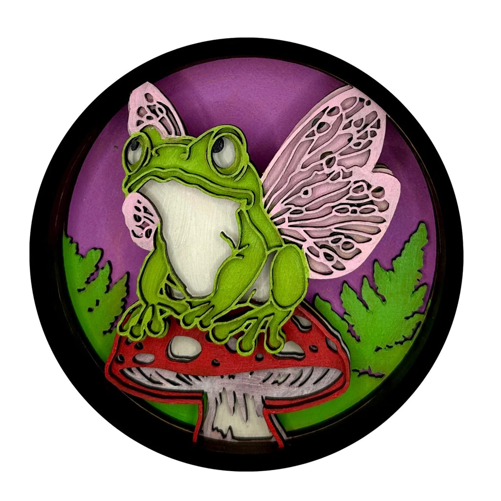 Flutter Frog Shadow Box Kit.