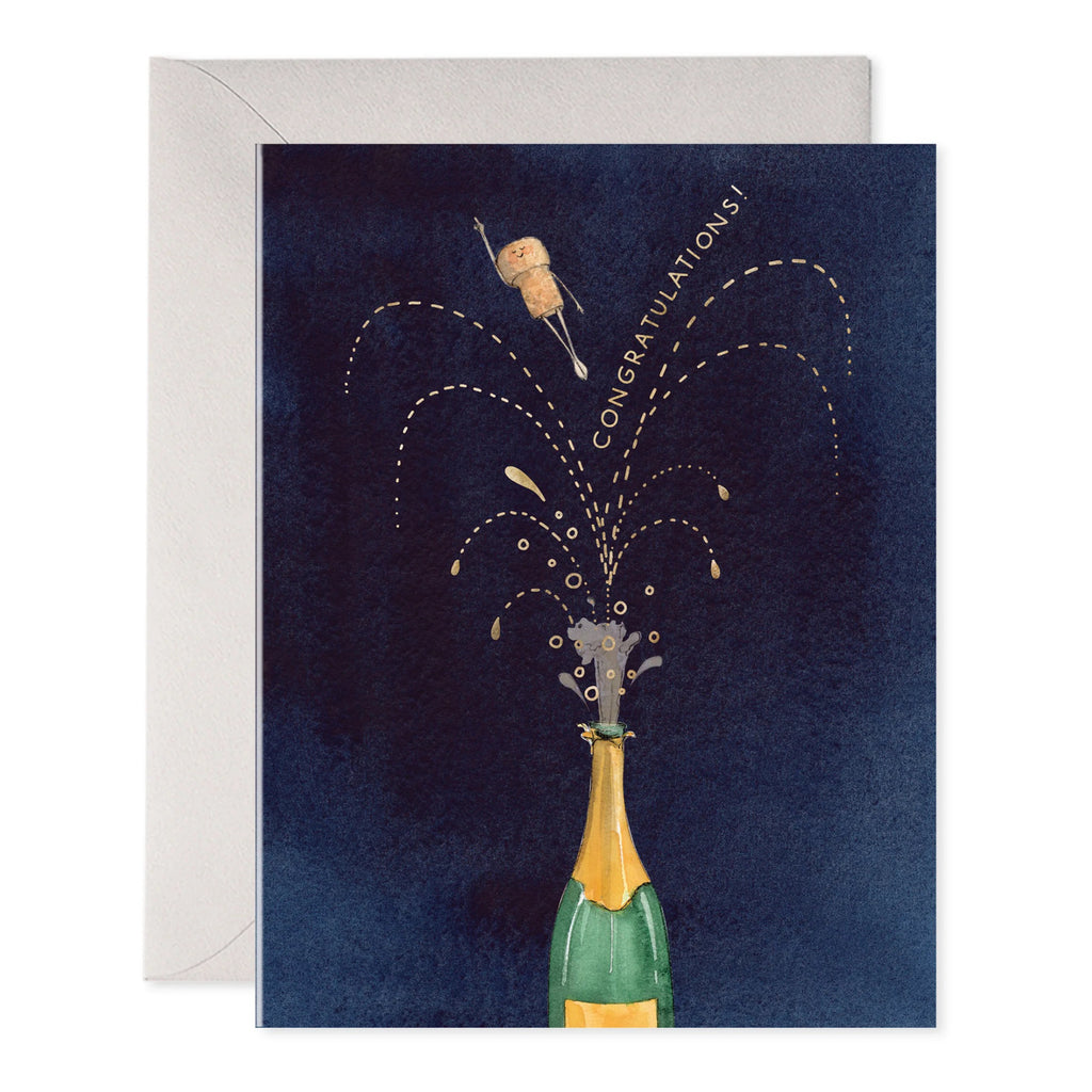 Flying Cork Congratulations Card.