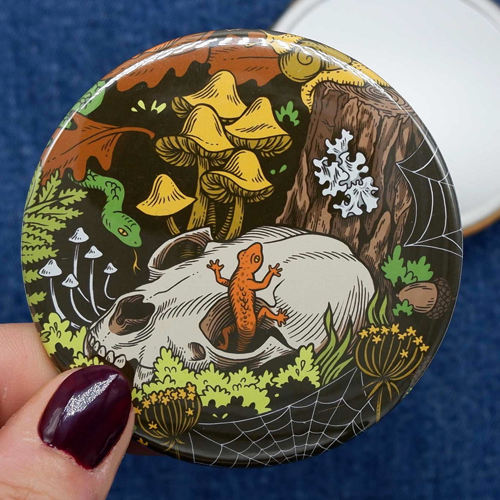 Forest Floor Pocket Mirror .