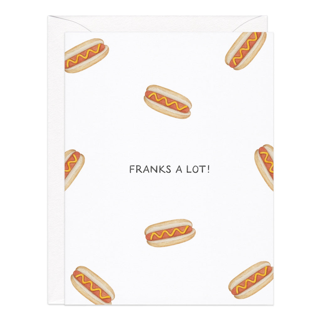 Franks A Lot Thank You Card.