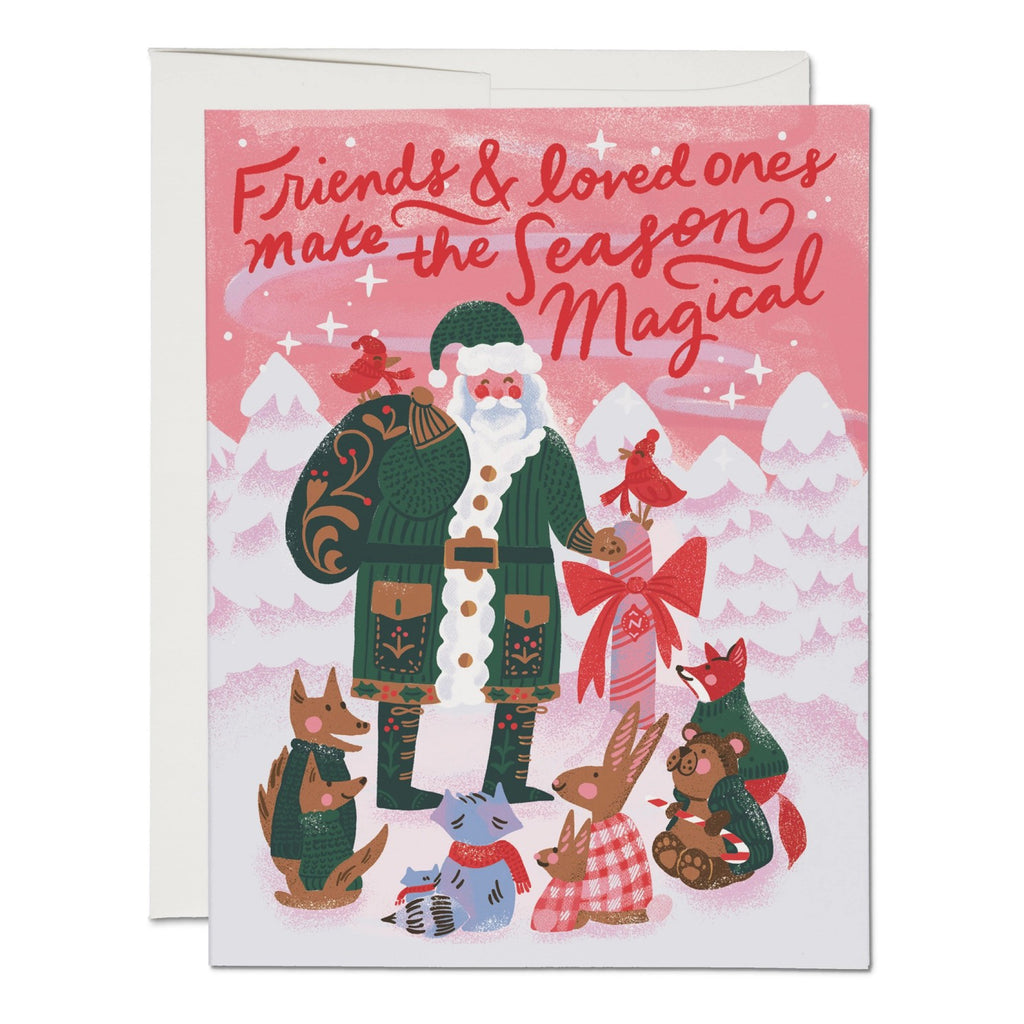 Friends And Loved Ones Christmas Card.