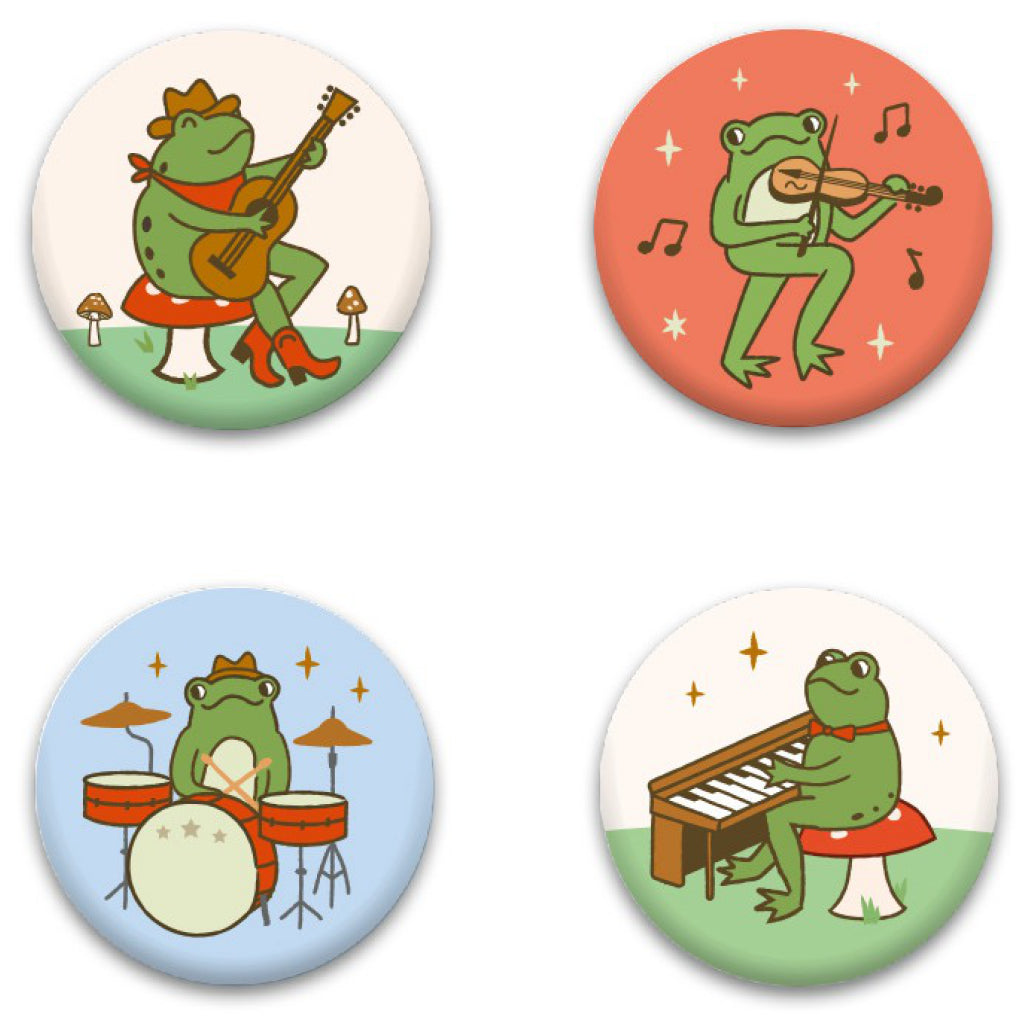 Frog Jam Magnet Set.