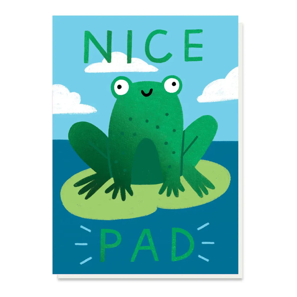 Frog Nice Pad New Home Card.