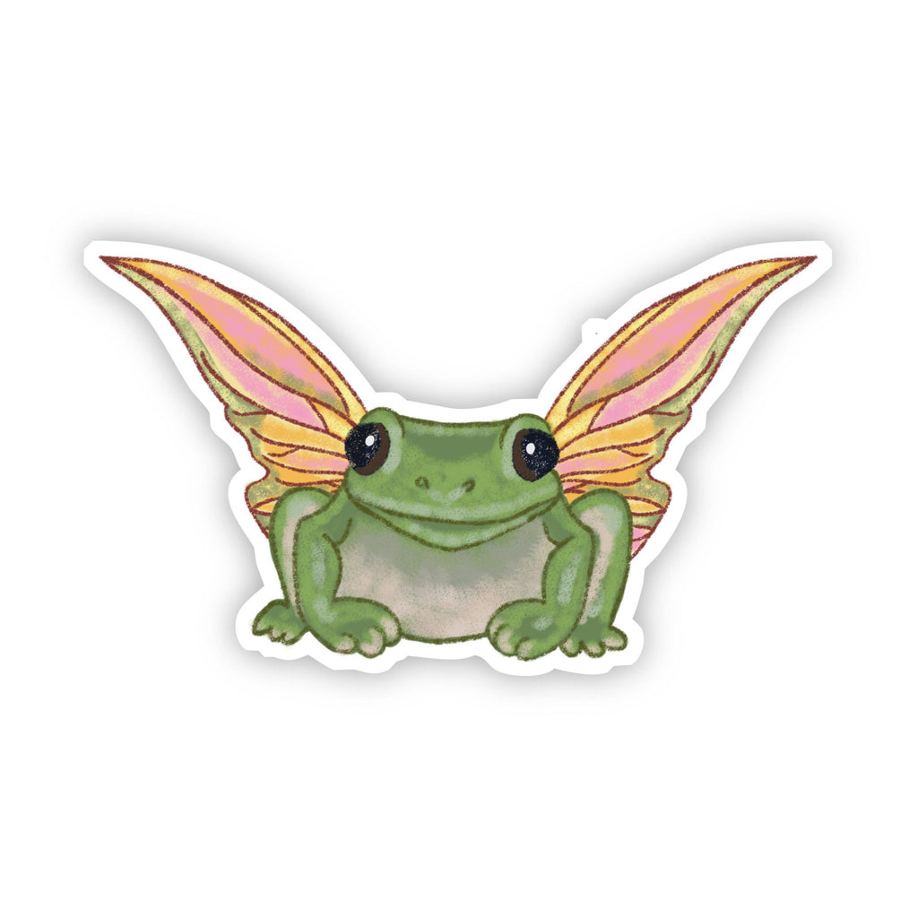 Frog With Wings Sticker.