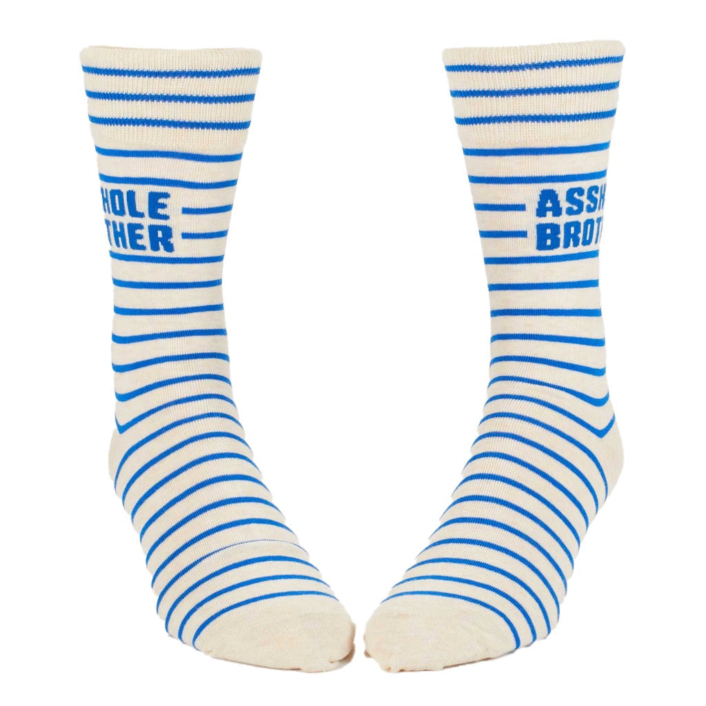 Front of Asshole Brother Men's Socks.