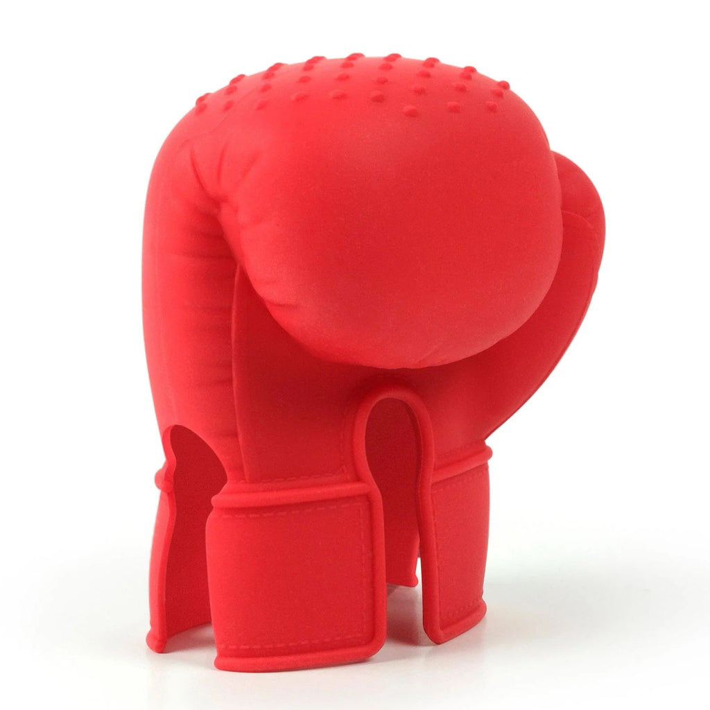 Front of Buff Baby Boxing Glove Teether.