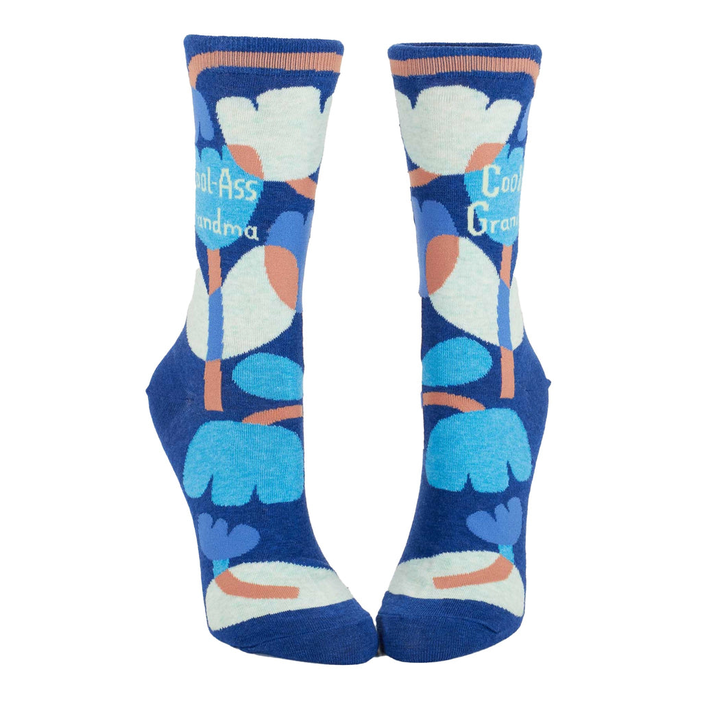 Front of Cool-Ass Grandma Crew Socks.