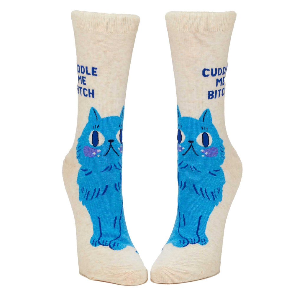 Front of Cuddle Me Crew Socks.
