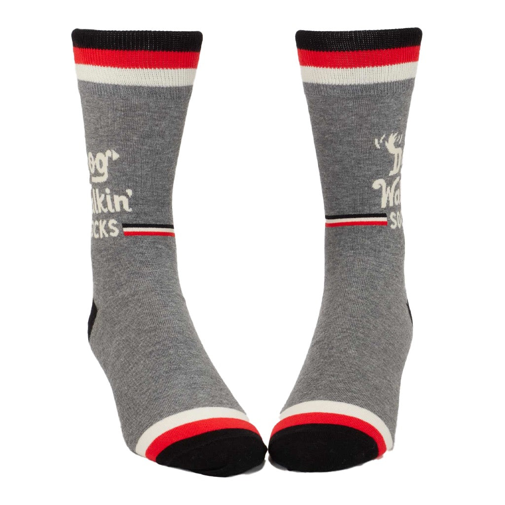 Front of Dog Walkin' Men's Socks.