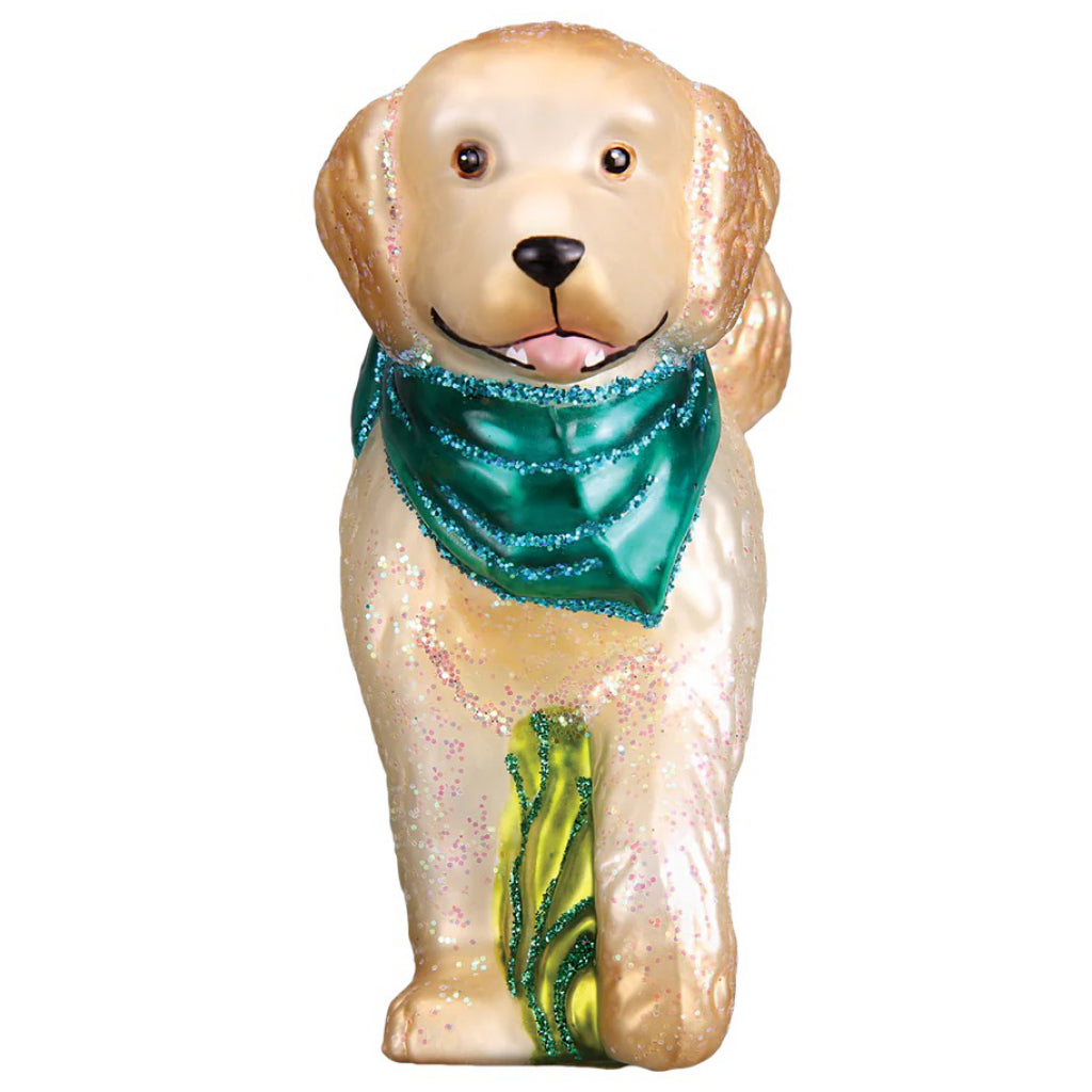 Front of Doodle Dog Ornament.