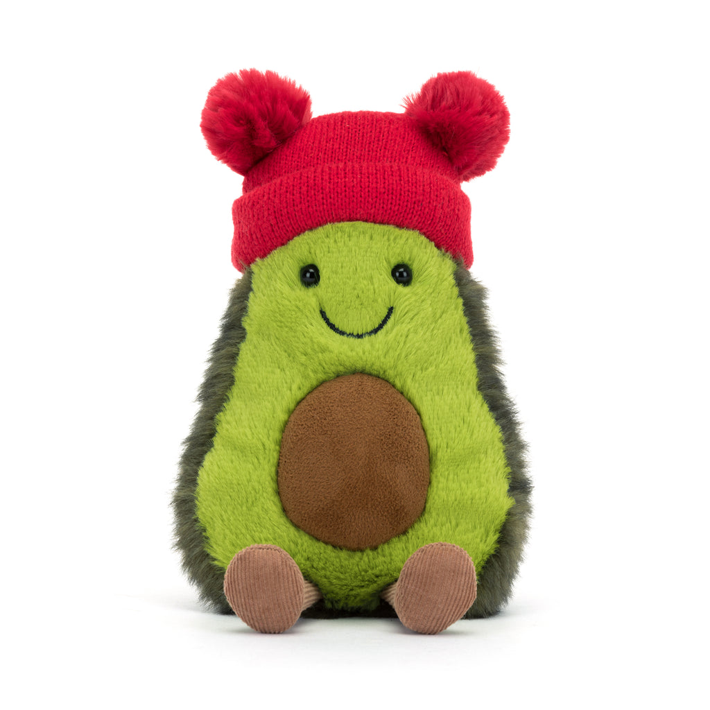 Front of Jellycat Amuseables Bobble Avocado.