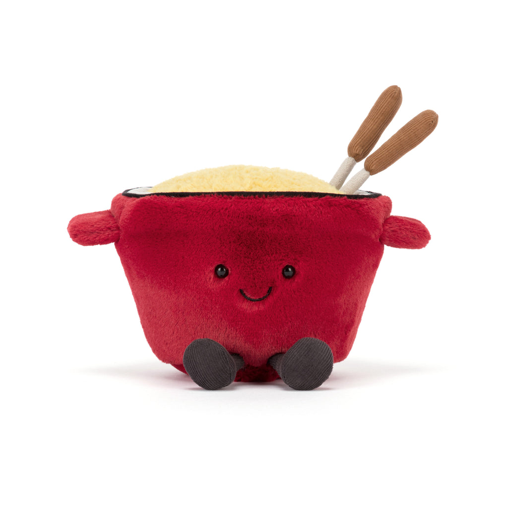 Front of Jellycat Amuseables Cheese Fondue.