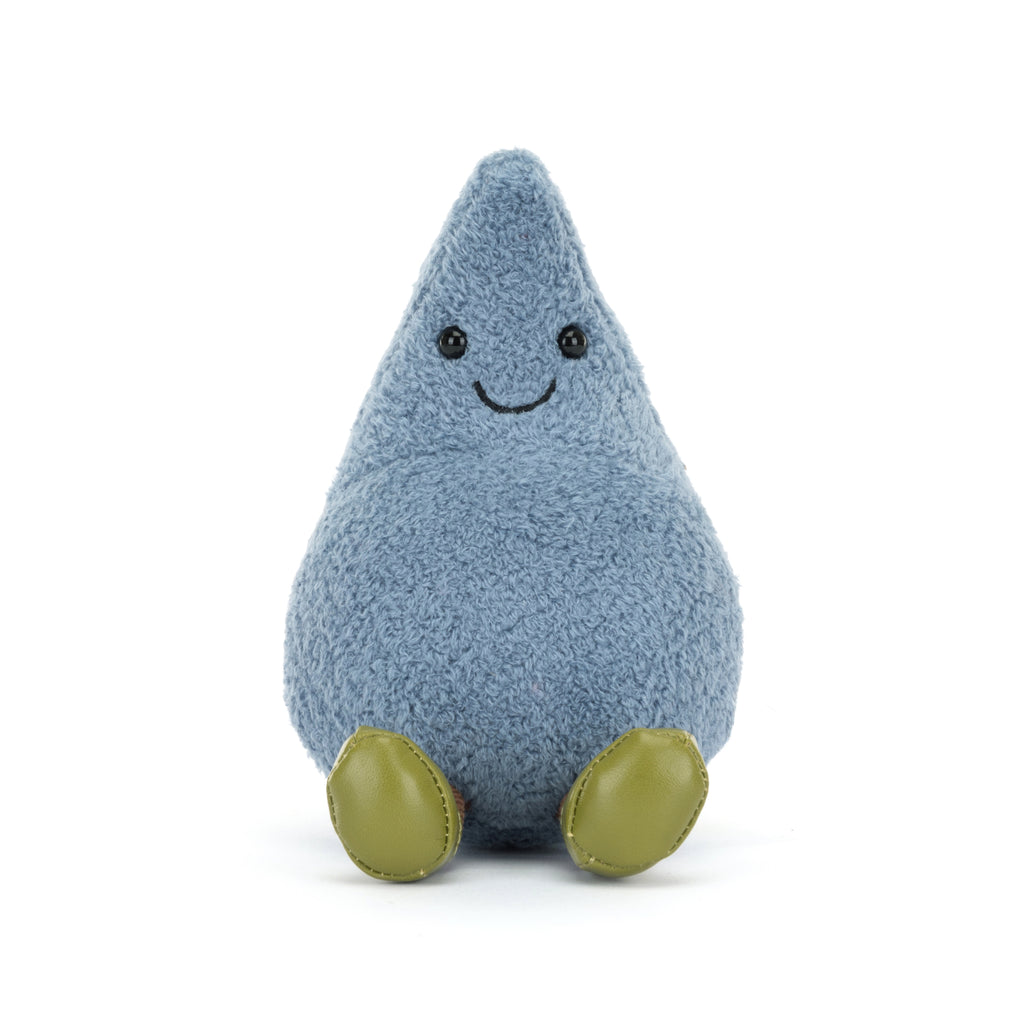 Front of Jellycat Amuseables Happy Raindrop.