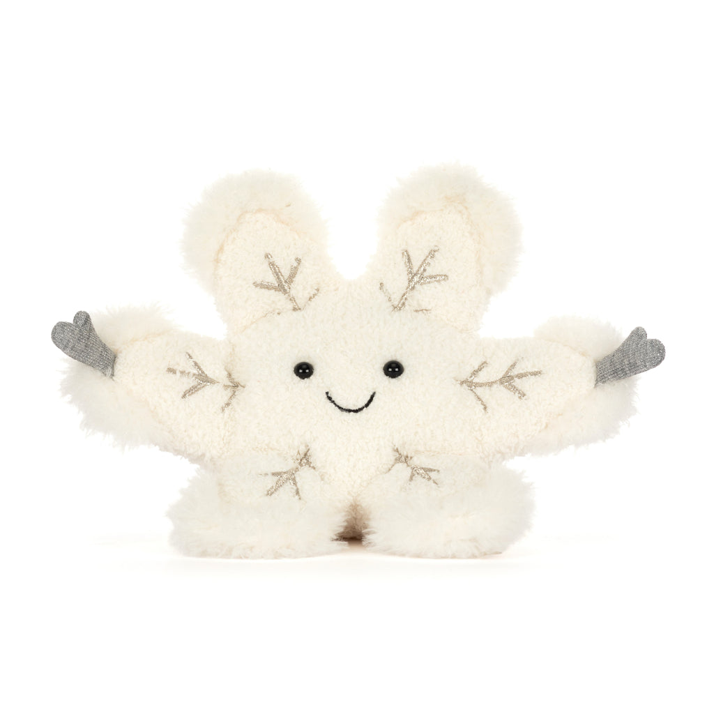 Front of Jellycat Amuseables Snowflake.