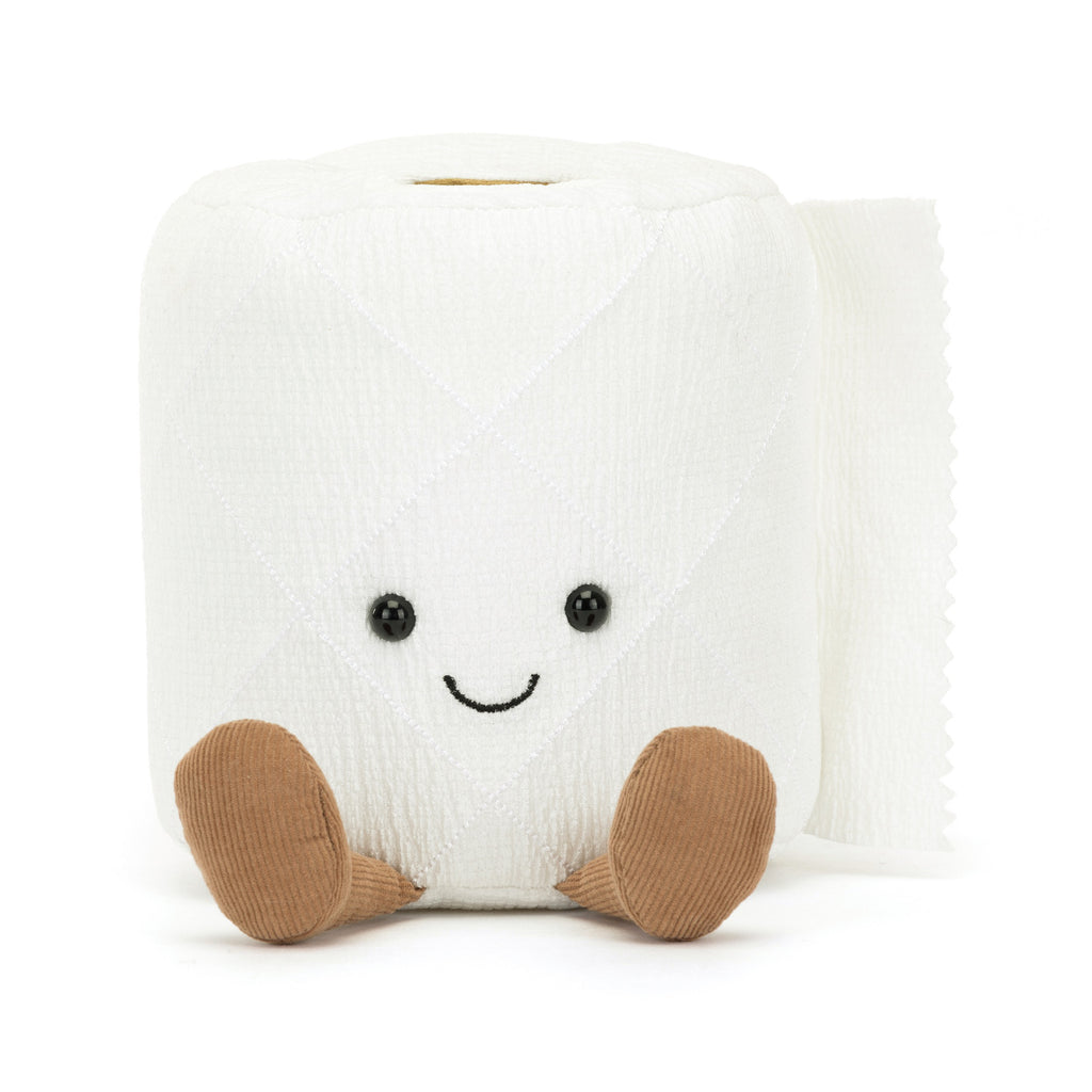 Front of Jellycat Amuseables Toilet Roll.