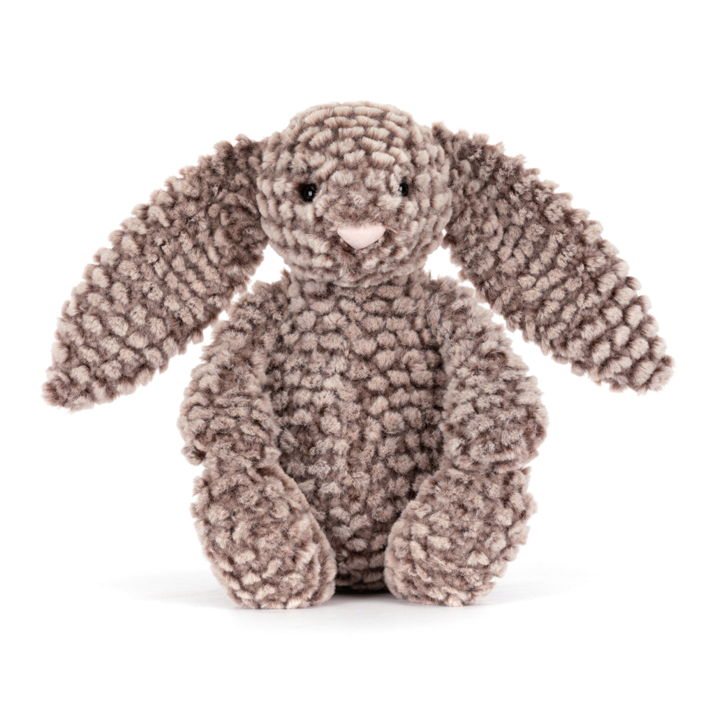 Front of Jellycat Bashful Luxe Bunny Pinne Original.