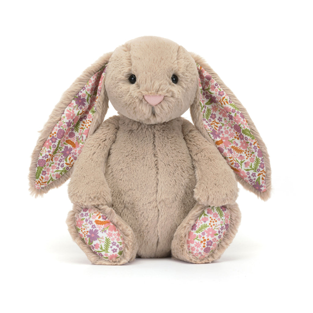 Front of Jellycat Blossom Beige Bunny Petal Original.